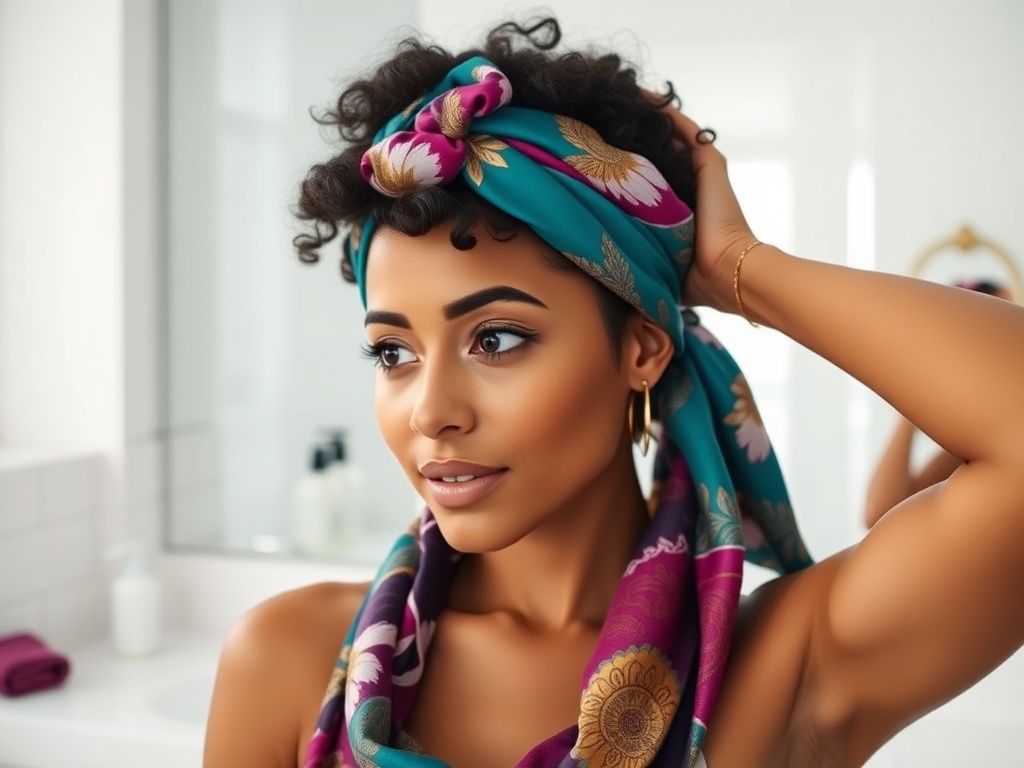 hostingelephants.com | Cum să folosești eșarfele ca elemente de styling în părul scurt