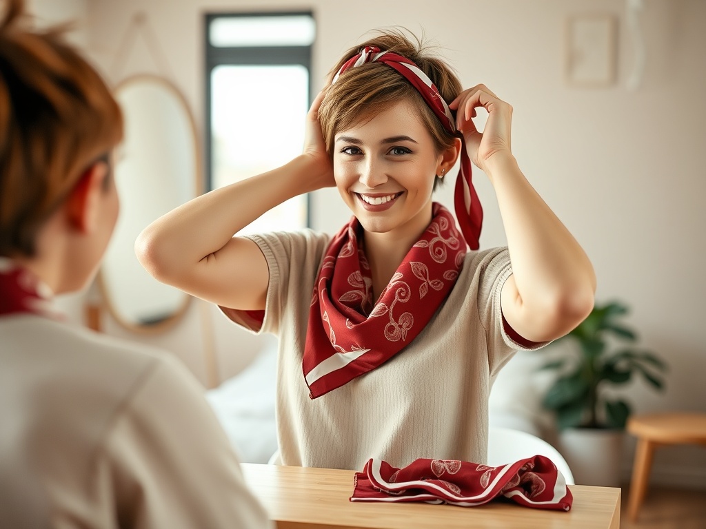 hostingelephants.com | Cum să folosești eșarfele ca elemente de styling în părul scurt