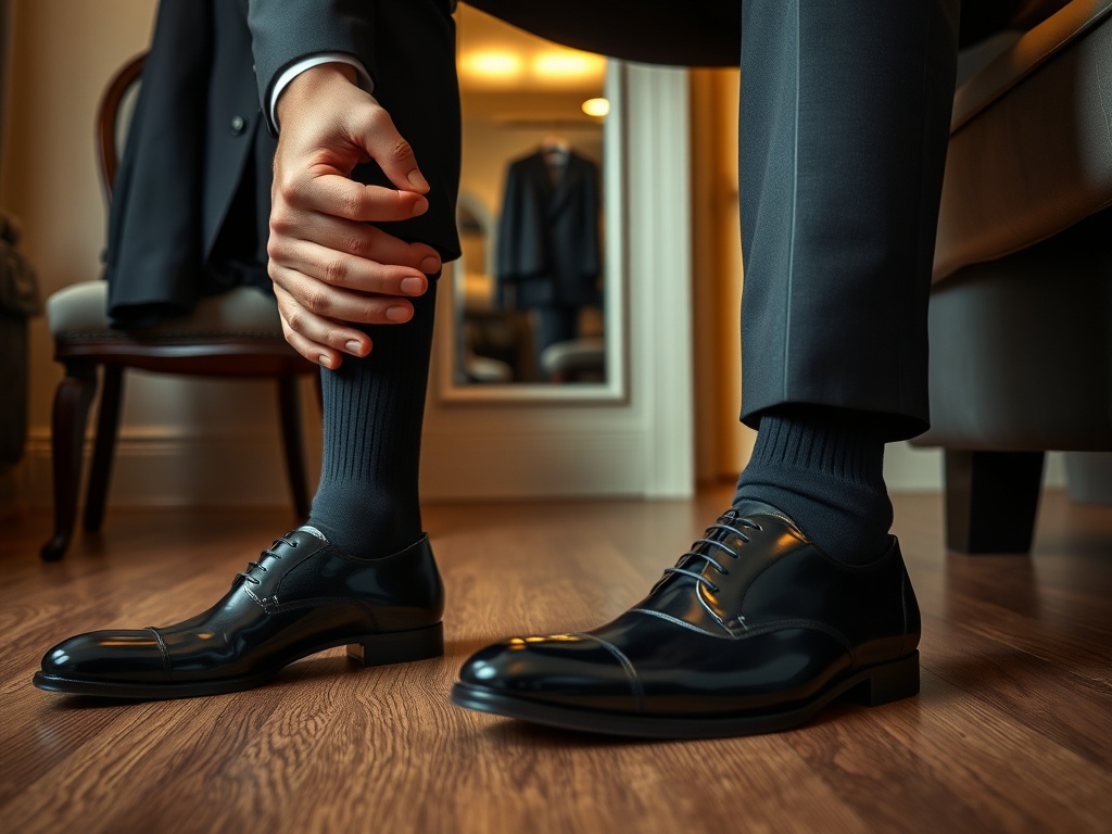 hostingelephants.com | Ghidul pentru alegerea șosetelor pentru pantofii de costum negri
